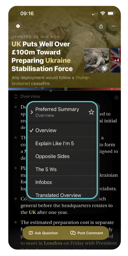 Particle News screenshot 1