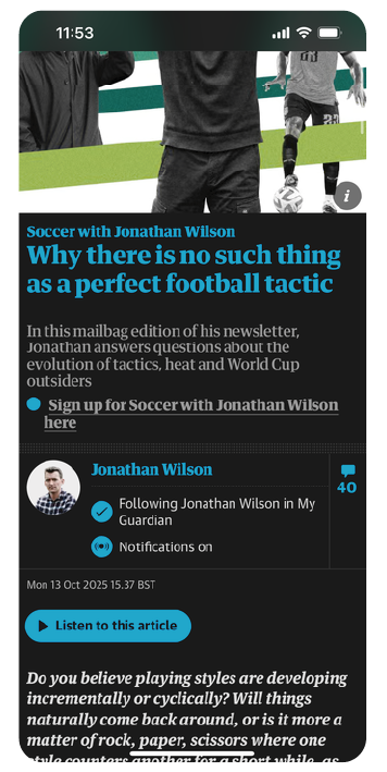 The Guardian screenshot 1