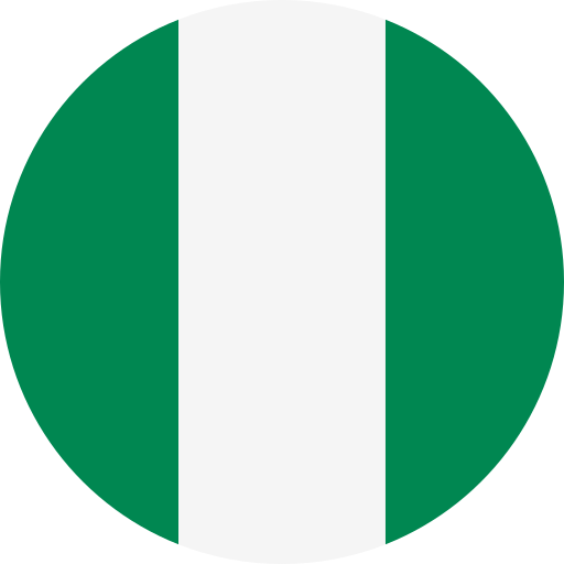 Circular adaptation of Nigerian flag